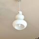 White opaline pendant lamp by Massimo Vignelli for Gino Vistosi, Murano