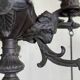 Pair of large bronze candelabras in the Antique style, circa 1880