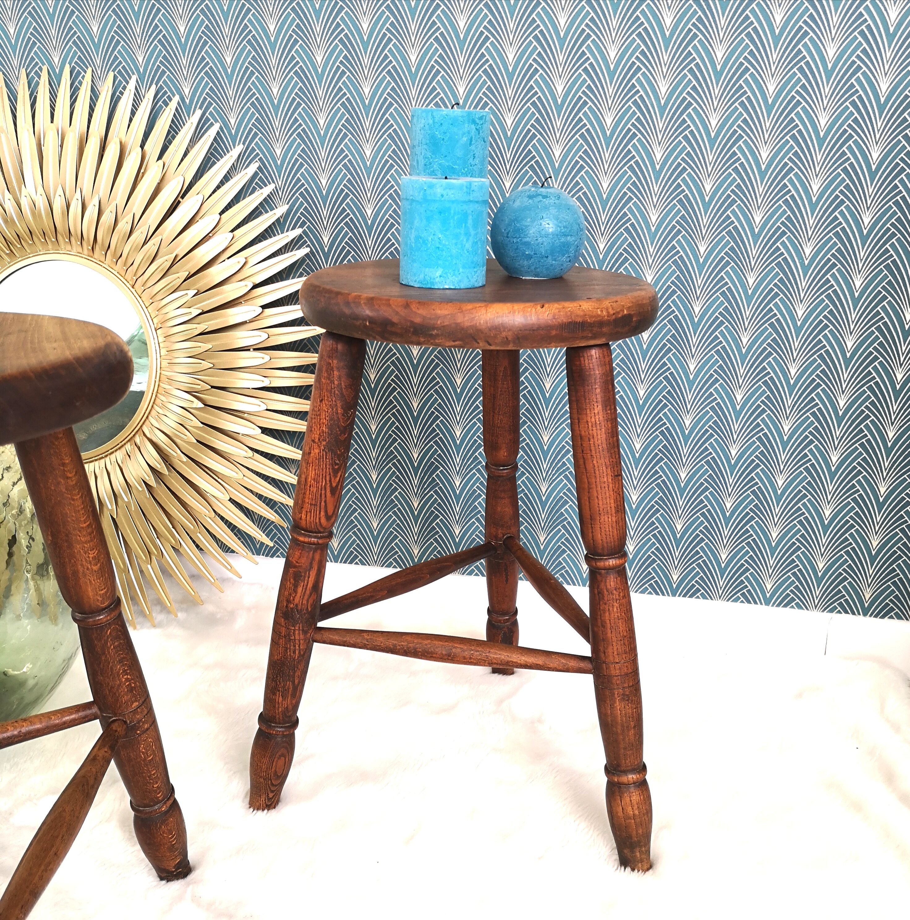 Pairs of tripod stools