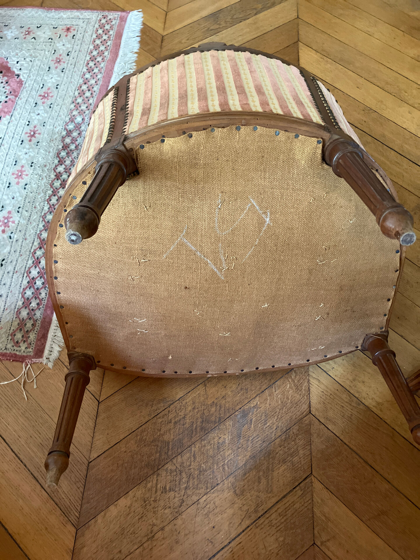 Paire de fauteuils L XVI