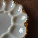 White opaline dish