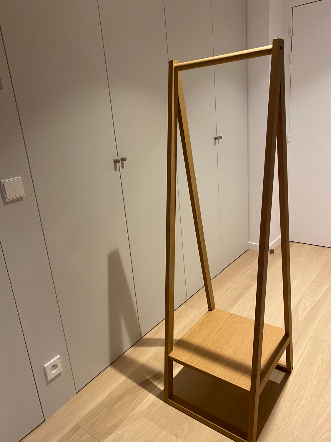 Muji coat rack in oak