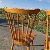 Set of 3 Baumann bistro chairs, Menuet model