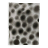 Dessin abstrait 8 noir et au blanc au fusain