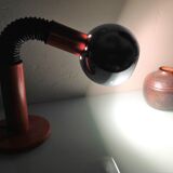 Orange eyeball lamp and chrome globe 60/70