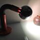 Orange eyeball lamp and chrome globe 60/70