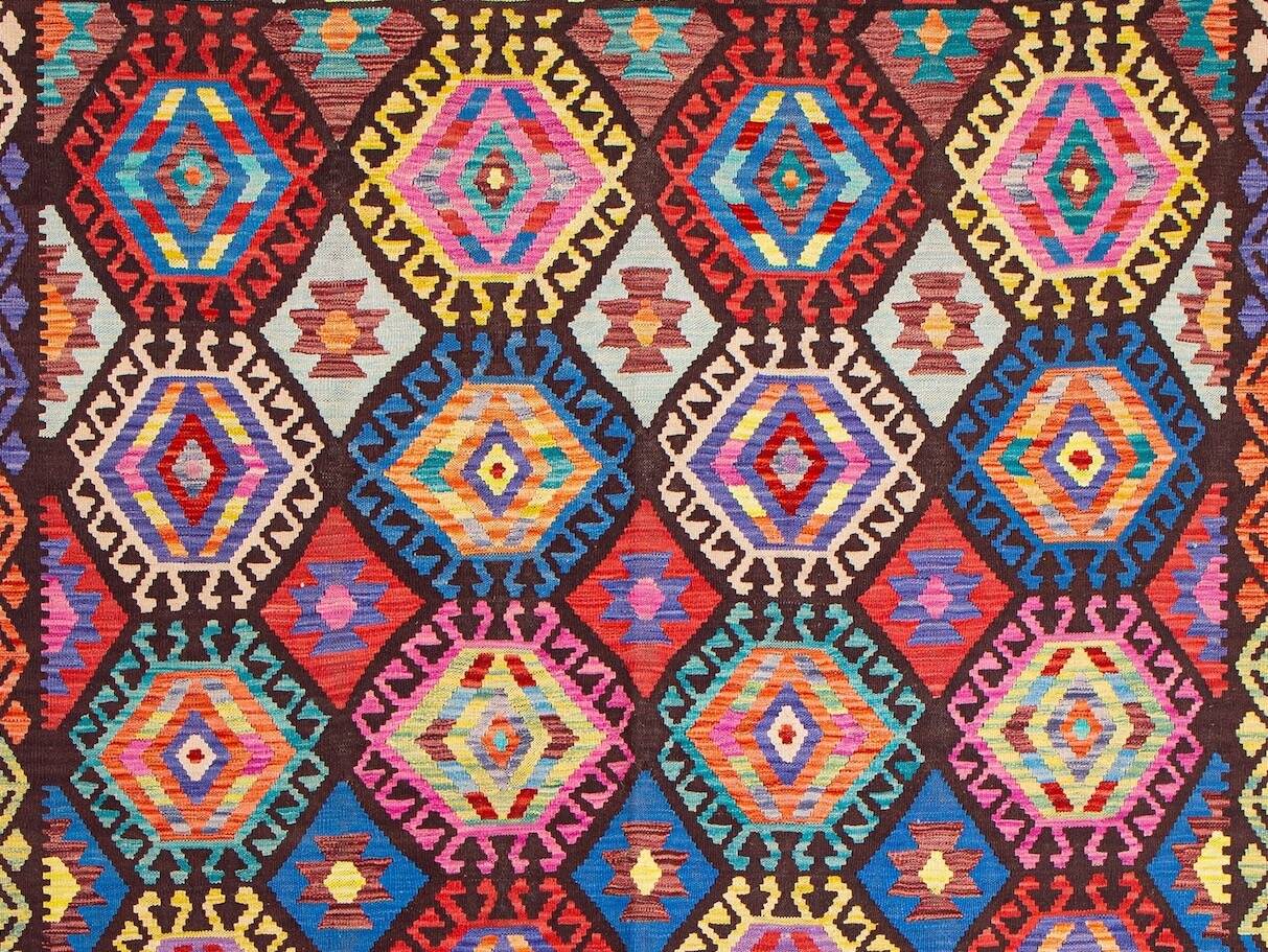Pashtun Afghan kilim 235 x 177 cm
