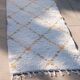 Tapis artisanal en coton recyclé - Reversible - Jaune