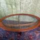Table basse vintage rétro vintage ovale en teck par GPlan 1960