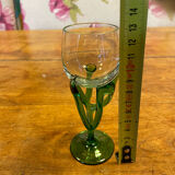 Set of 7 Alsatian-inspired stemmed glasses