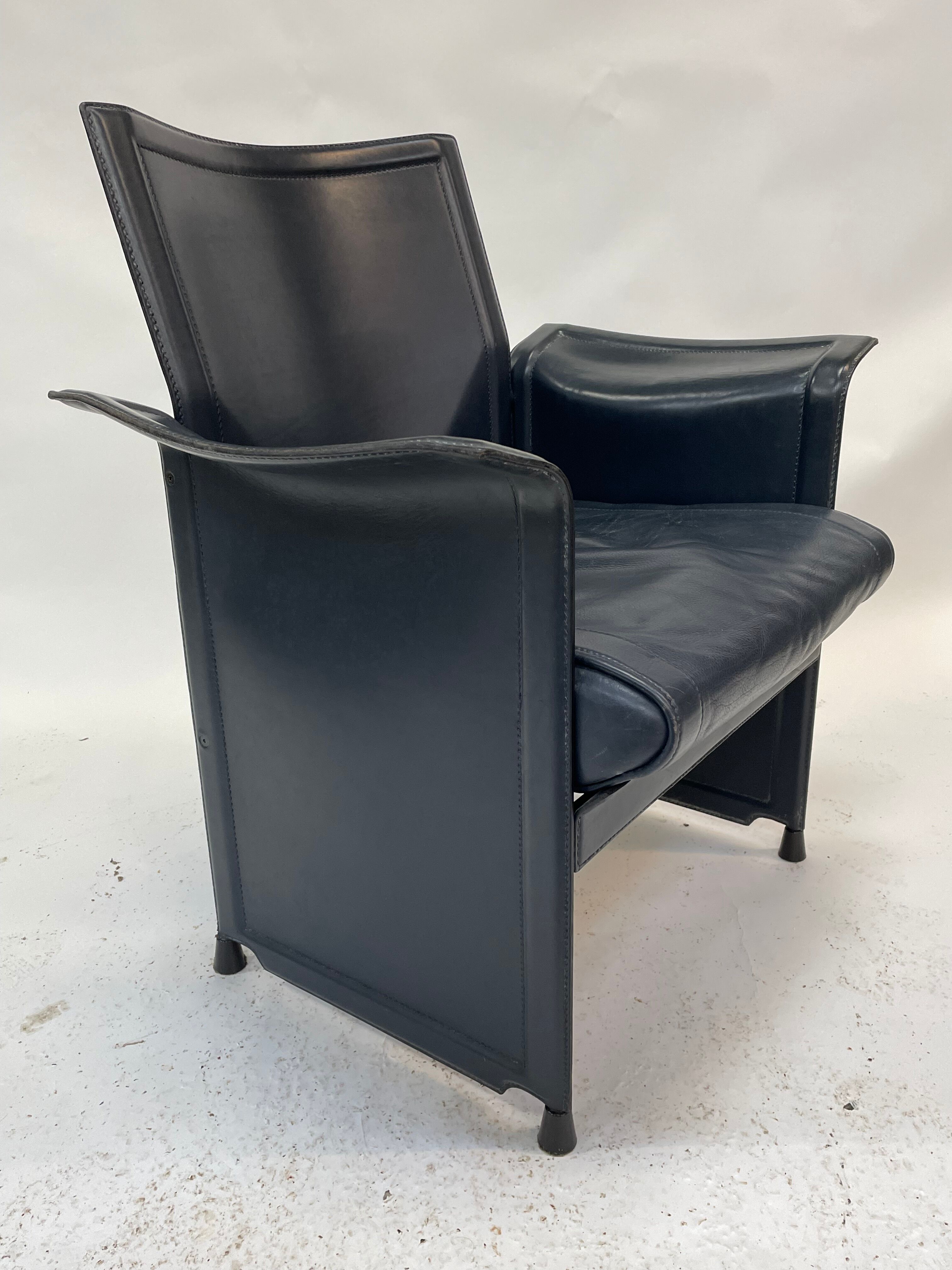 Vintage Tito Agnoli for Matteo Grassi dining chair Design