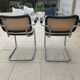 Suite of 6 chairs and armchairs Marcel Breuer B32 B64