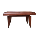 Vintage teak coffee table, transformable into a high table
