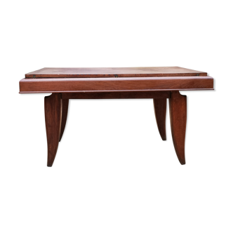 Vintage teak coffee table, transformable into a high table