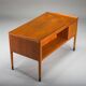 Scandinavian modern teak writing desk attributed to H. Brockmann Petersen for Poul M. Jessen, 1960s