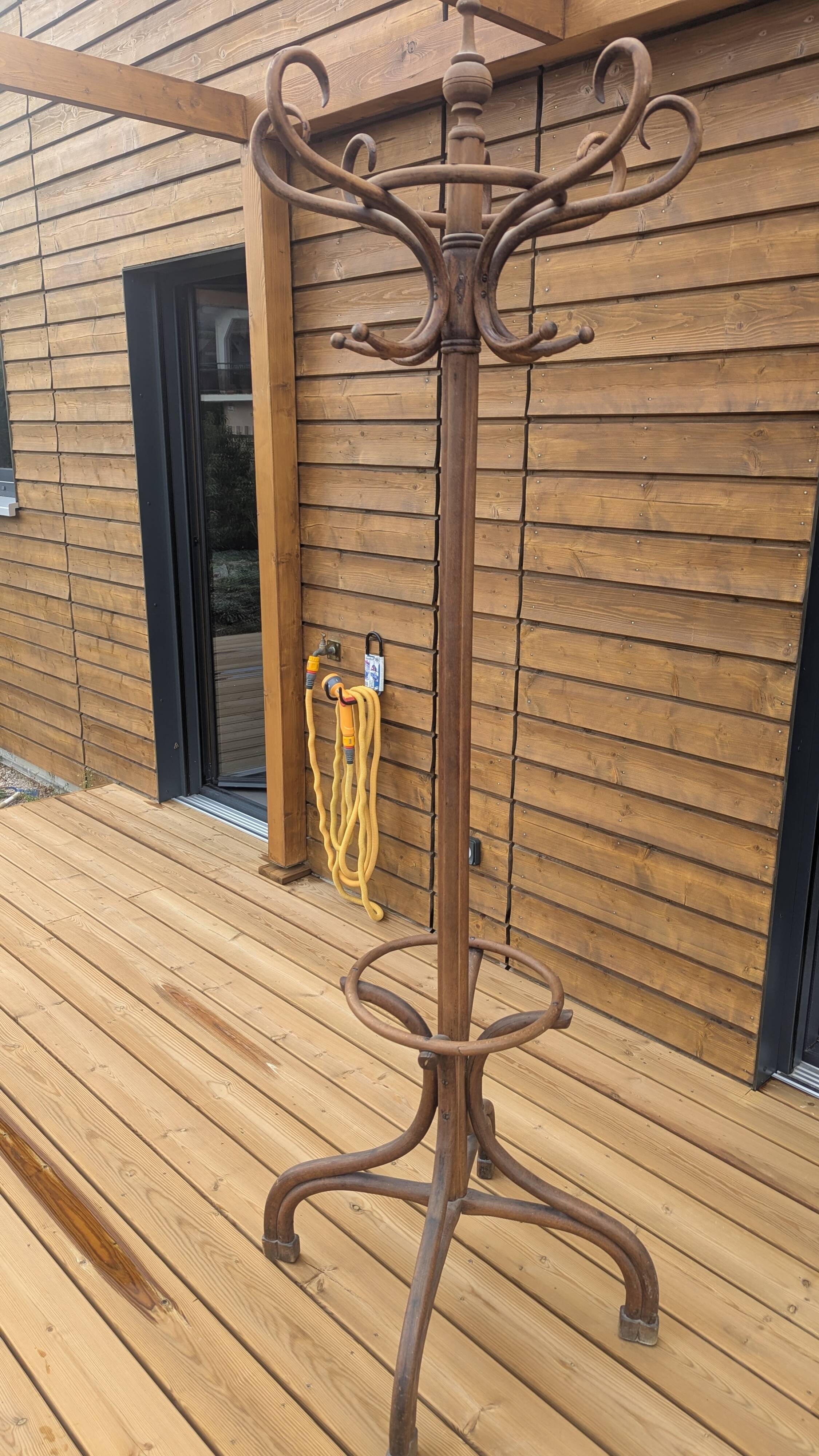 Porte manteau Perroquet en bois courbé