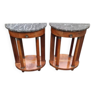 Pair of consoles or bedside tables