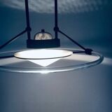 Black pendant lamp, 1980s