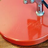 Red industrial lamp