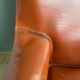 Cognac leather Cab lounge chair by Mario Bellini, 1970s