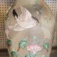 Antique Japanese vase in ceramic with floral and bird decoration, 19th century.
