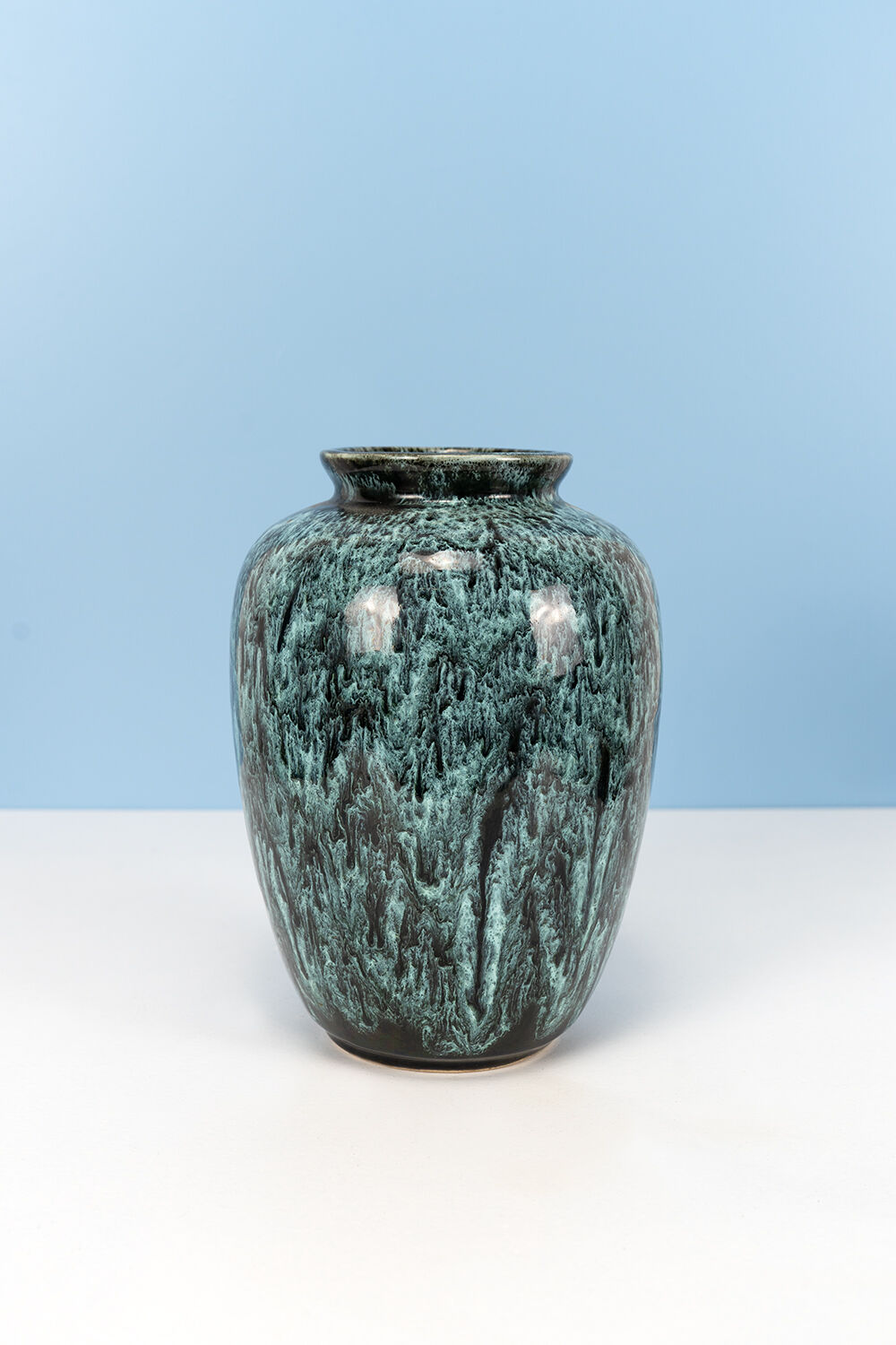 Marbled vintage vase