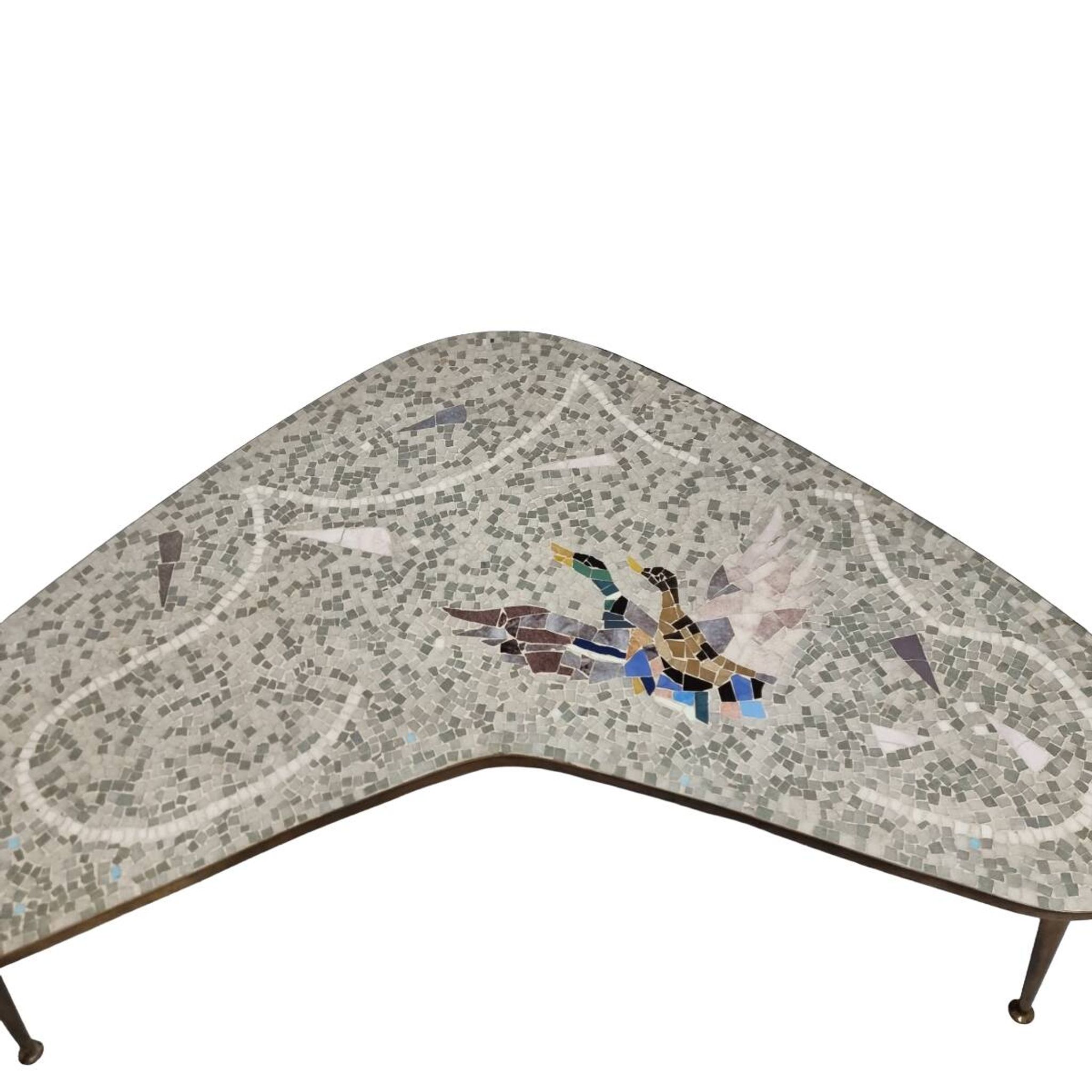 Vintage Berthold Müller Mosaic Coffee Table, 1960/70s