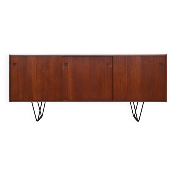 Enfilade en teck, design danois, années 1970, production : Danemark