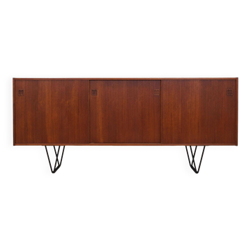 Enfilade en teck, design danois, années 1970, production : Danemark