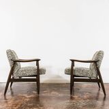 Fauteuils GFM-87 du milieu du siècle par J. Kędziorek, GFM, Pologne, années 1960, lot de 2