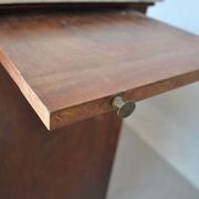 Credenza in mahogany door flame time XIX