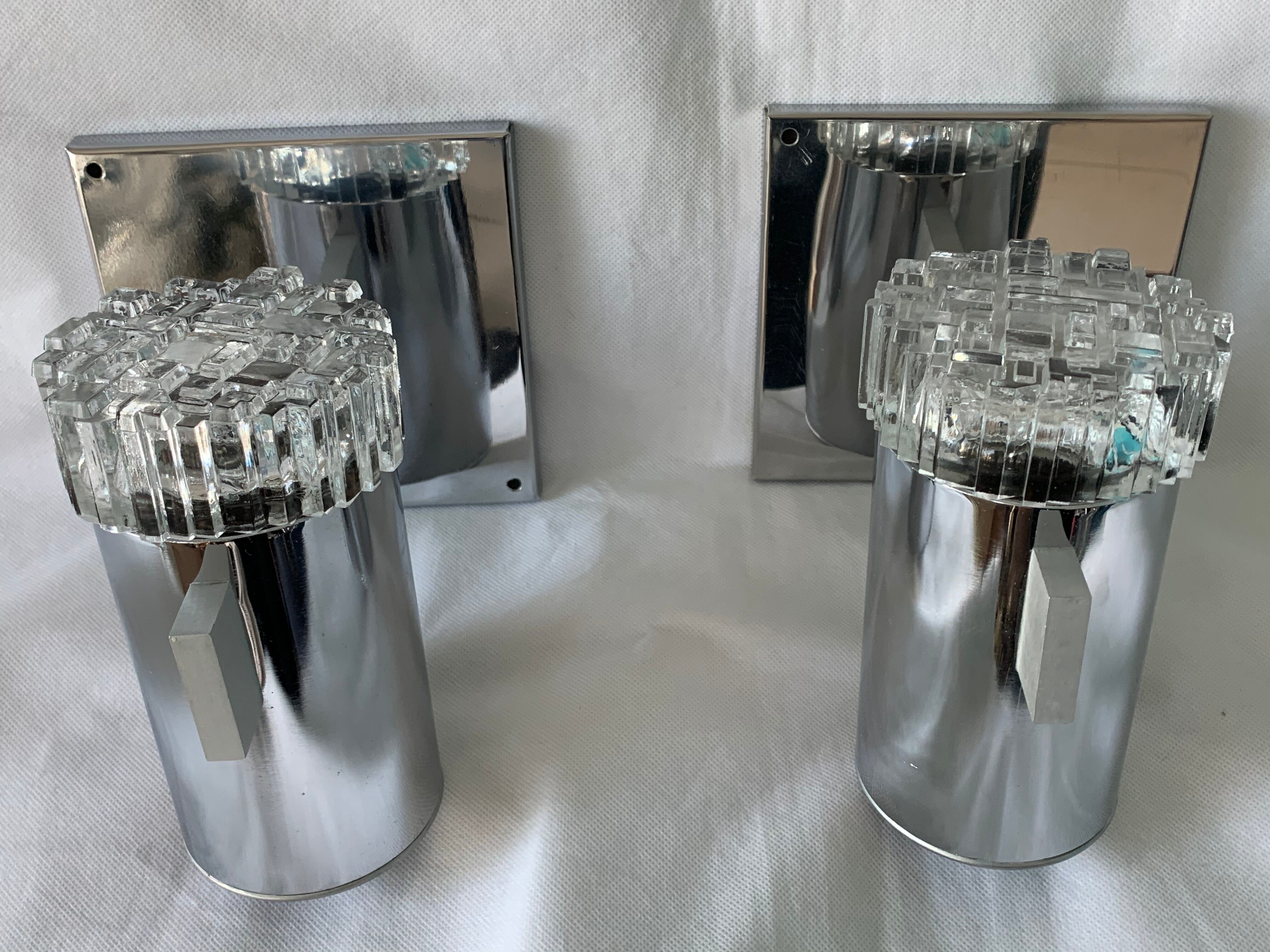 Pair of wall lamps from Sciolari 1970