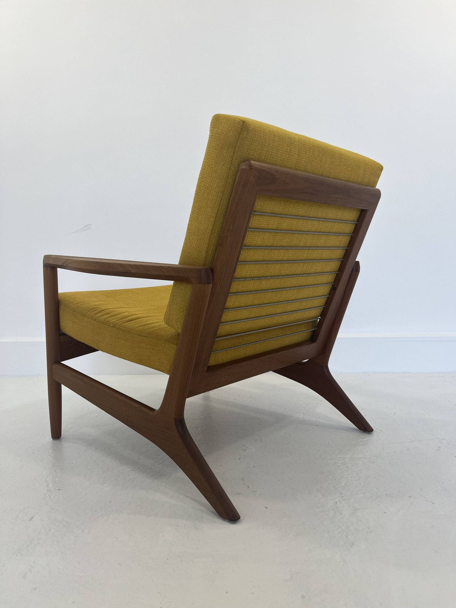 Fauteuil lounge danois vintage en teck, années 1970