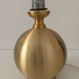 Vintage golden metal ball lamp foot