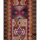 Vintage Turkish hallway rug 87x510 cm