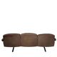 Vintage De Sede DS-31 three-seater sofa – brown leather design classic