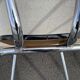 Black marbled formica chairs