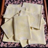 Set of 12 damask napkins