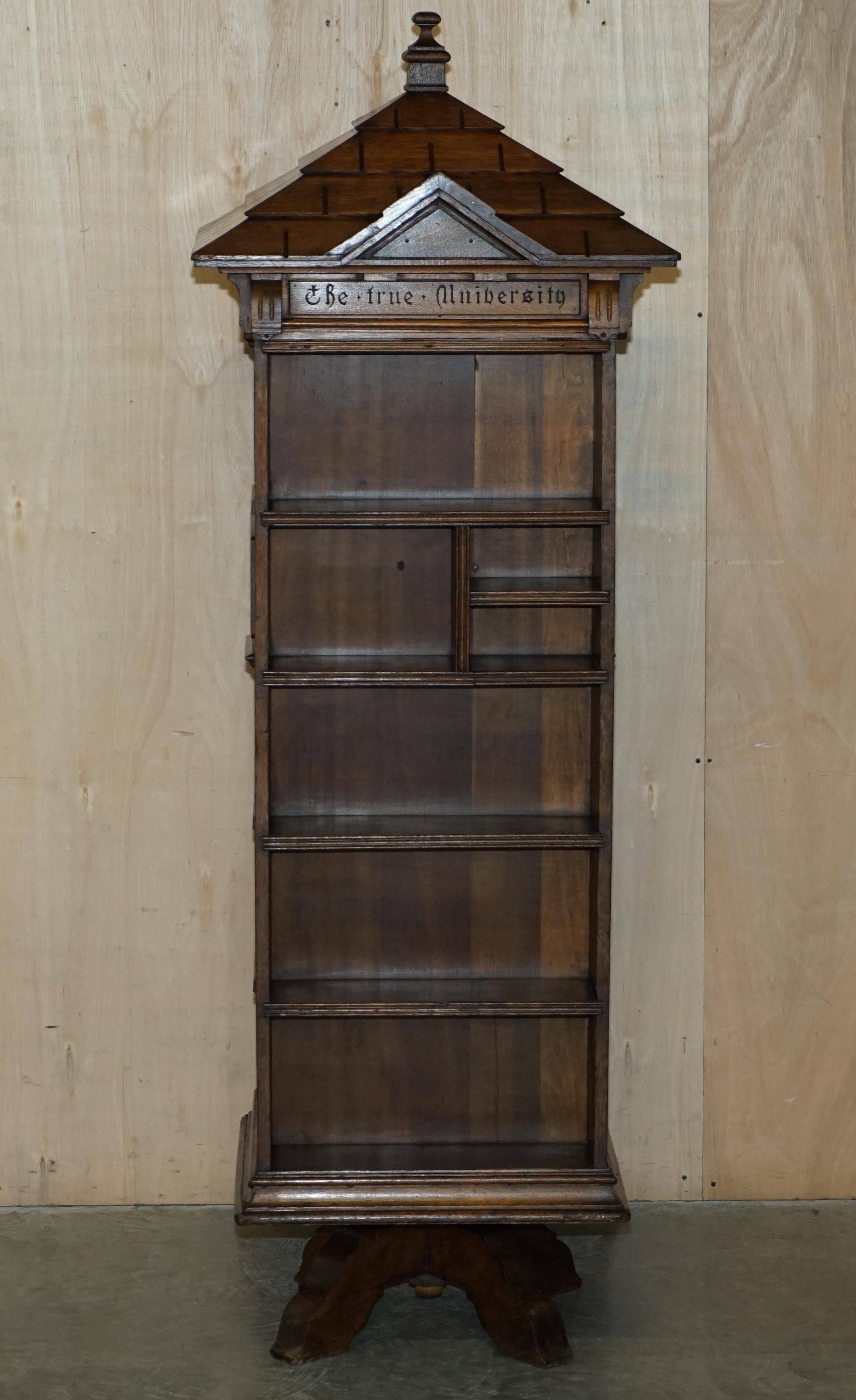 Antique rotating bookcase by Seymour Easton 1859-1916