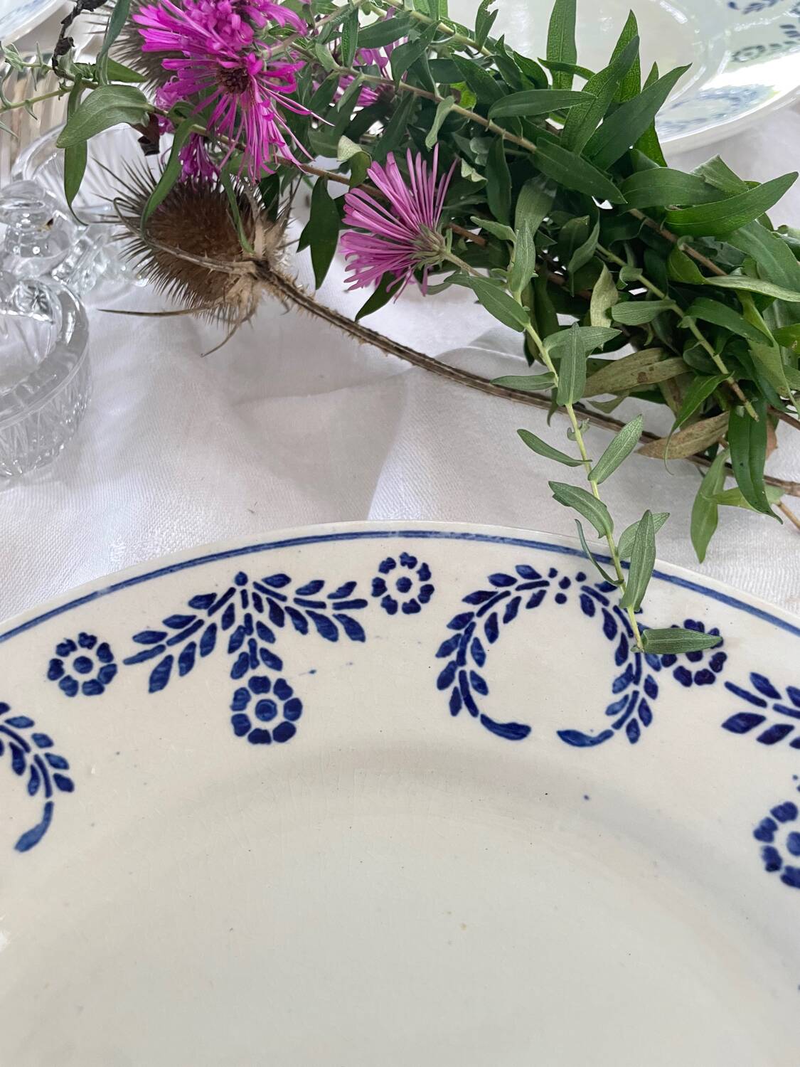 4 Luneville flat plates dating from 1890