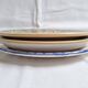 Henriot flat plates, hand-painted