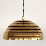 Midcentury Modern Brass Chandelier by Vereinigte Werkstätten, 1960