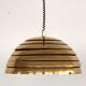 Midcentury Modern Brass Chandelier by Vereinigte Werkstätten, 1960