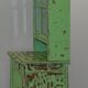 Victorian Green Patinated Buffet, Library or Cabinet