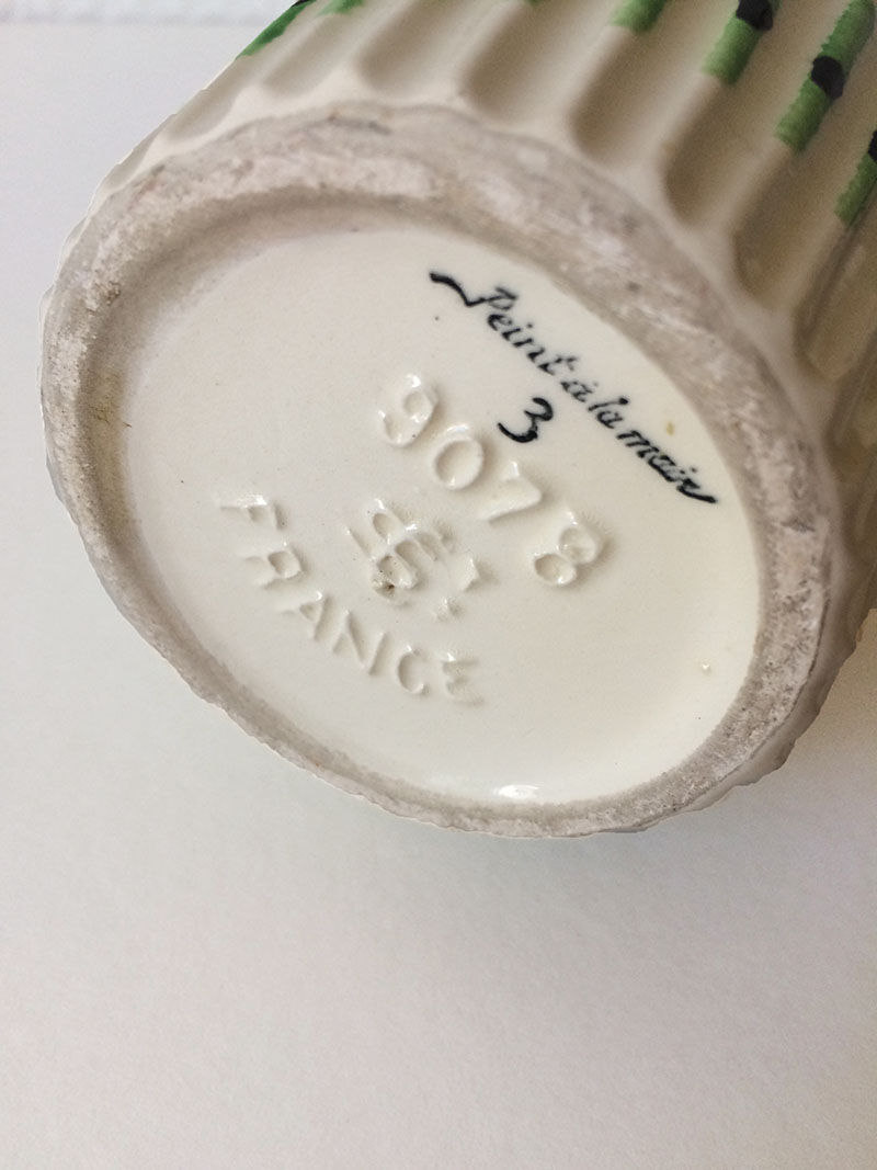 Saint-Clément vintage ceramic vase, 1960s