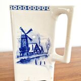 Pichet ancien en faïence fine Villeroy et Boch XIX ème siècle