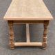 Table à manger de ferme extensible rénovée en chêne 20ème 170-250cm