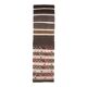 1970s Turkish Oushak Handmade Wool Cotton Brown Runner 65x243
