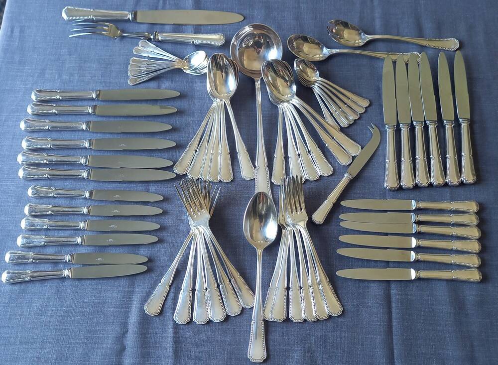 Housewife France Silver Metal Beads