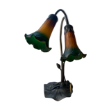 Antique table lamp Water lily